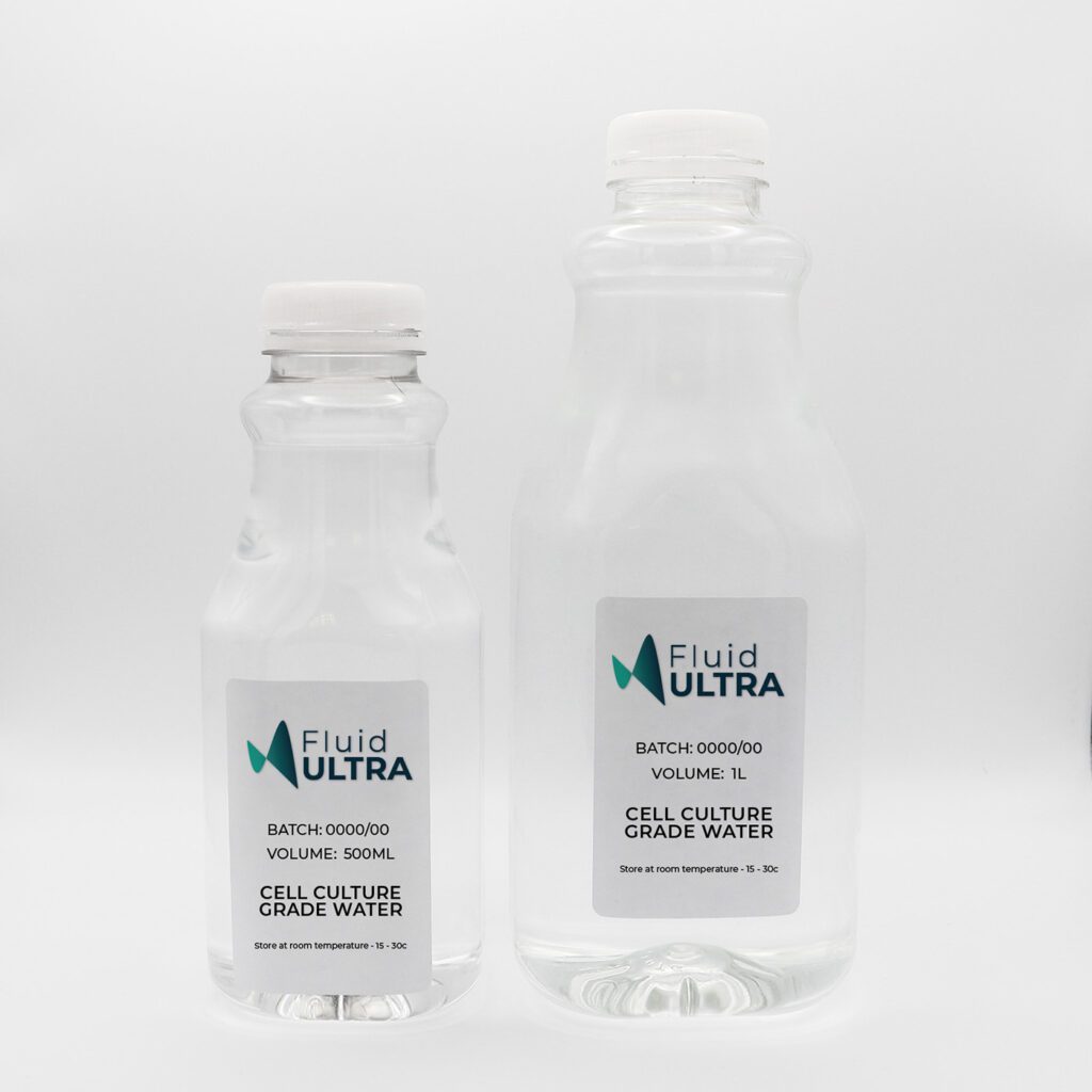 500ml + 1L Cell Culture Grade Water