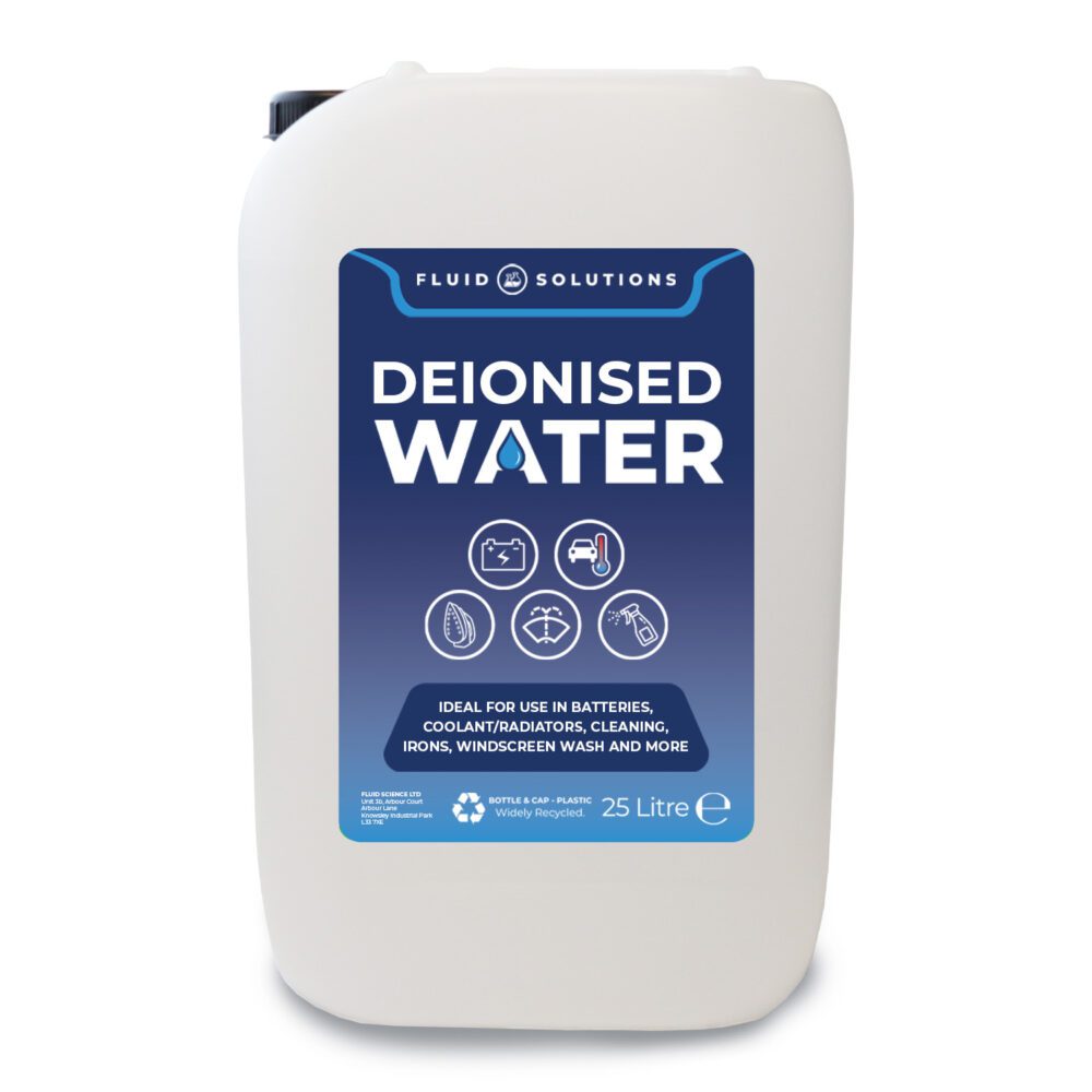 Deionised Water Drums - Deionised Water 25L - Single Example - Industrial Grade