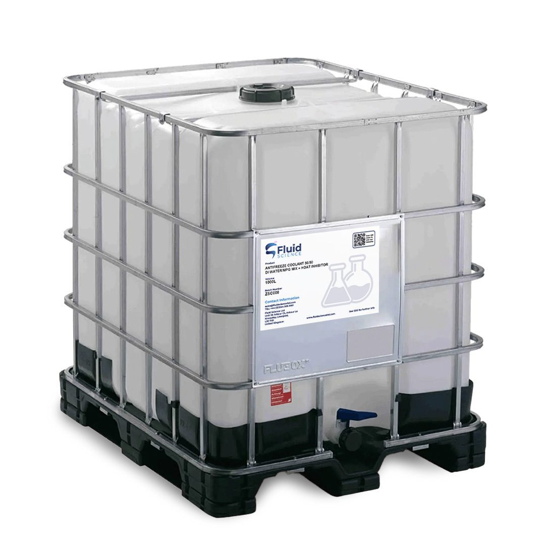 Clear 1000L Coolant IBC