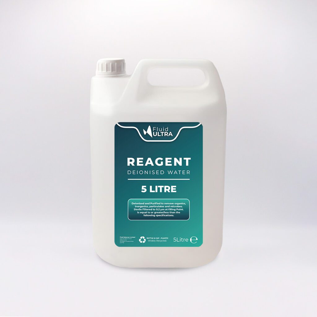 Reagent Water - 5L Drum - Reagent Grade Water - Reagent Grade - High Purity Reagents - JPG